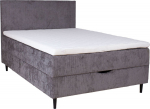 Continental bed LAARA 140x200cm, graphite