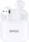 BWOO wireless TWS earphones BW94-WH white