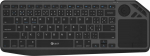Keyboard C-Tech C-TECH Keyboard WLTK-02 Wireless Touchpad Black