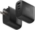 Native Union 67W USB-C PD 3-Port Fast GaN Wall Charger Black