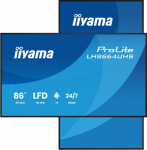 IIYAMA LH8664UHS-B3AG 86IN 3840X2160 8, MS 1200:1 HDMI/USB