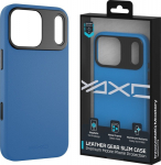 Yaxo Phone case Leather Gear Slim Case MagSafe iPhone 17 Pro Max Electric Blue