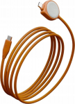 Kabel USB Energea Kabel Flow Duo Watch 2-w-1 USB-C do USB-C + ładowarka do Apple Watch 480Mb/s 60W 1.5m orange