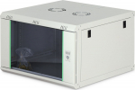 Digitus Wall-mounted network cabinet Dynamic 19" 7U rack 385x600x600mm, door glass, szara, not folded, 60kg