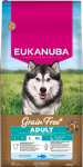 EUKANUBA Grain Free Adult Large Ocean Fish - dry dog food - 12kg