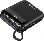 Canyon OnPower 104 10000 mAh USB-C i Lightning 22.5W czarny