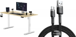 Desk SENSE7 Nojo Sosna 140 cmx70 cm White Pine + kabel usb