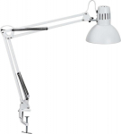 MAUL LED-MAULstudy clamp table lamp E27, wei&szlig;