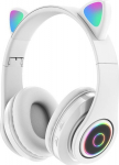 Bemi B39 Noise-isolating children's Bluetooth Wireless Stereo Headphones with FM Radio / MP3 Mico SD and Call function White