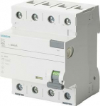 Siemens FI TYP A 40/4 30MA 4TE - Residual Current Device - Typ A - IP20 - 400 V