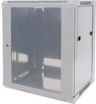 INTELLINET wall-mounted cabinet 12HE 570x600mm grau,unmontiert