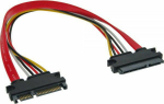 InLine SATA 22-pin - SATA 22-pin, 0.5m, Multicoloured (29652B)