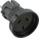 InLine Adapter traveler type F do German plug for Australia + Argentina + NZ