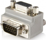 StarTech.com VGA ADAPTER RIGHT ANGLE, 15P D-SUB MALE / FEMALE GREY