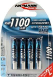 1x4 Ansmann NiMH rech. battery 1100 Micro AAA 1050 mAh