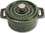 Staub Mini Cocotte 10cm round Basil, Cast Iron