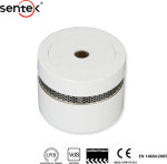 Sentek Autonomous white mini smoke detector built-in 10a with battery