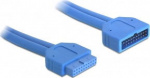 DeLOCK USB 3.0 19-pin IDC20 - IDC20 - extension cable, 45 cm