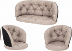 Hobbygarden Zestaw 3 cushions for wicker furniture