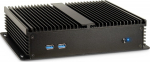 Inter-Tech Geh Thin Mini ITX IP-40 black 2xUSB 3.0