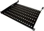 Alantec Fixed shelf 19'' 1U D. 450mm, czarna, 4 fixing points (SA-P-19-1U-450-4-C-02)