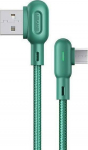 Kabel USB Usams USB-A - microUSB 1.2 m Green (6958444948614)