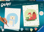 Ravensburger CreArt : Teddy Bear and Fox Set