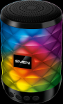 Speaker SVEN PS-55, black (5W, TWS, Bluetooth, FM, USB, microSD, 600mA*h)