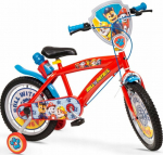 Children's Bike 16" Paw Patrol Red 1678 NEW TOIMSA