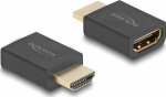 DELOCK High Speed HDMI with Ethernet Adapter St > Bu schwarz