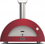 Alfa Forni Moderno 3 Pizze Wood red