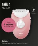 Braun Braun Silk-&eacute;pil epilator 3-176, epilator (pink/white)