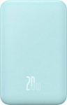 Powerbank Baseus Magnetic Mini 20W 5000mAh Niebieski