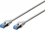 DIGITUS patch cable Cat5e SF/UTP Ste. RJ45 0.50m gray polybag