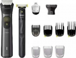 Philips Multigroom 9000 13w1 MG9540/15 czarny - Power: battery | Work time: 120min. | Application: face + body +hair
