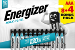Energizer patarei Max Plus Alkaline AAA CHP12 8+4