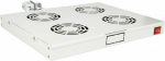 Equip 19" Fans for server cabinets/4xL&uuml;fter 1U RAL7035