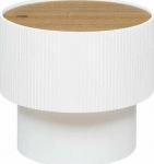 Atmosphera Coffee table with storage ENOLA, round, &Oslash; 38.5 cm