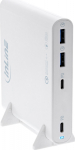 InLine USB Netzteil - GaN Ladeger&auml;t - 4-Port - 2x USB-C + 2x USB-A - 120W - wei&szlig;