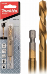 Makita MAKITA drill bit. DRILL DO METAL HSS-TIN 1/4'' HEX 12.0x102mm