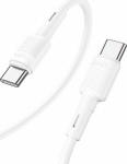 Kabel USB Hoco USB-C - USB-C 1 m White