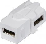 Lindy USB A/A F/F 90 Degree Keystone For use with 60551/60552