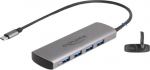 Delock Hub - 10 Gbps, with USB Type-C connector