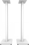 ?KAU KANTO AUDIO 34" UNIVERSAL BOOKSHELF SPEAKER FLOOR STAND - WHITE (PAIR)