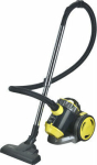 Brock BVC 8056 YT Cyclone Bagless Vacuum Cleaner 800W, Black/Yellow
