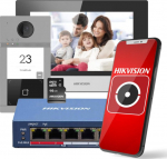 Hikvision HikVision Video Intercom DS-KIS604-S(C)(O-STD)/Europe BV