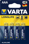 Varta Battery LONGLIFE AAA Micro NEU 4St