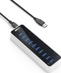 ALLNET USB 3.0 10 Port HUB-Type-A, 48.30cm (19") 1HE (ALL-RM-19-USB3-HUB-10-A) - KVM-Umschalter - 10-Port