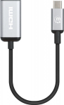 MANHATTAN 4K@60Hz USB 3.2 Typ C To HDMI adapter 15cm Kabel
