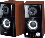 Genius Computer Technology Computer Speakers Genius Genius speakers SP-HF500A v2, 2.0, 16W, brown-black, volume control, headphone output, 3.5 mm jack (USB)+ AUX, 100Hz~20